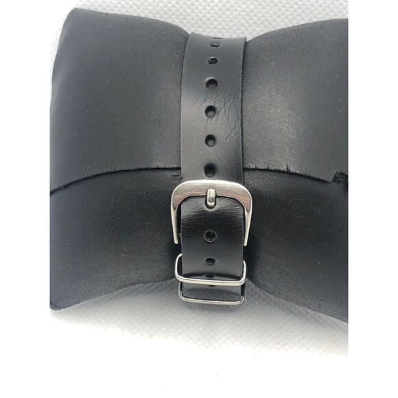 Fossil FTW5025 Womens Black Leather Analog White Dial Q Hybrid Smart Watch HK265 - Picture 4 of 9